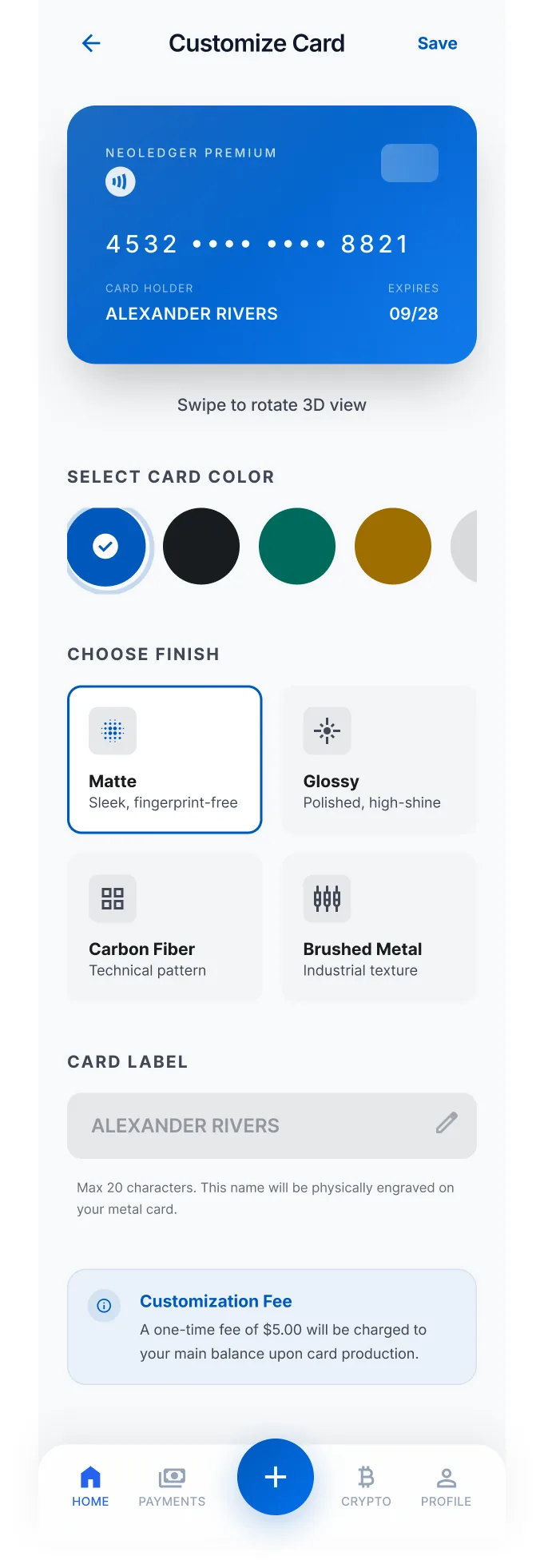 Card colour