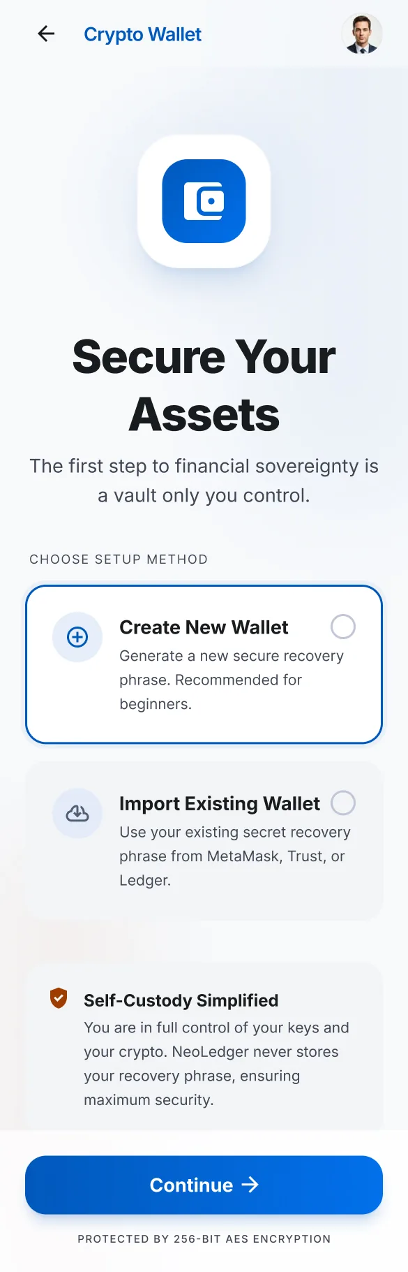 NEXORA self-custody crypto