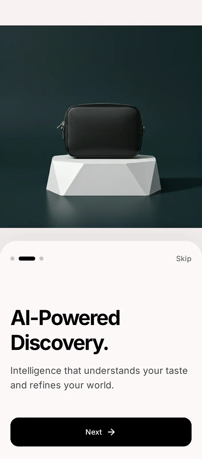 Nova Market — ai recommendations app screen