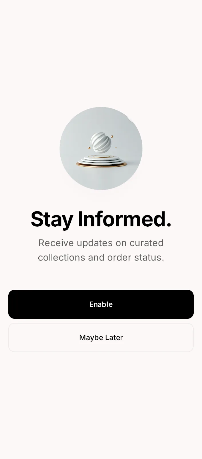 Nova Market — notifications app screen